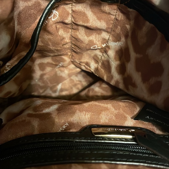 🦋 Bruce Makowski Leather Shoulder Bucket Bag - Picture 10 of 17